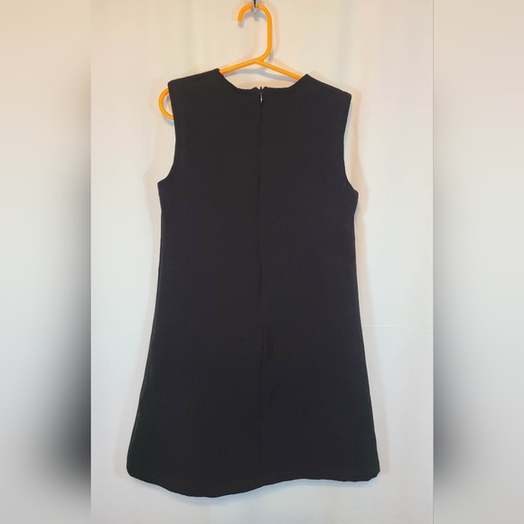Black Sleeveless Girls Dress - Picture 3 of 5